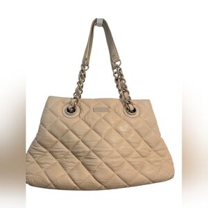 Kate Spade Quilted Tan Shoulder Bag